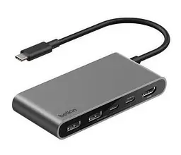 USB-Хаб Belkin USB-C 5в1 Multiport Dock (AVC022HQSGY) - мініатюра 3