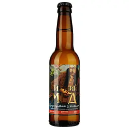 Мед питний Holiday Brewery Козацький з хмелем, напівсухим, 6%, 0,33 л