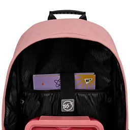 Рюкзак YES T-107 Pink 43х29х14 см Чорно-рожевий (559974) - мініатюра 7