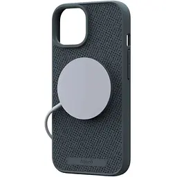 Чохол-накладка Njord Fabric MagSafe Case Dark Grey для iPhone 15 (NA51FA09) - мініатюра 5