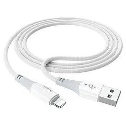 Кабель Hoco X70 Pisces Cable USB to Lightning 2,4A 1m White