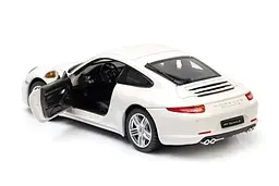 Машинка Rastar PORSCHE 911 CARRERA S 1:24 білий 56200 - мініатюра 4