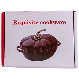 Каструля чавунна емальована Iron Tomato 2,5 л, червоний Yongkang HP-FLG-20 RED - мініатюра 9