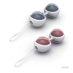 Набір вагінальних кульок Lelo Beads, діаметр 3,5 см, змінне навантаження, 2 х 28 г і 2 х 37 г - мініатюра 3