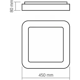 Стельовий світильник Videx EDGE-SC-72W-WHITE (VLE-ESC-72W) [104495] - мініатюра 3