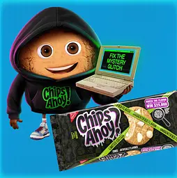 Печиво Chips Ahoy! Chewy Mystery Glitch Cookies 271г - мініатюра 4