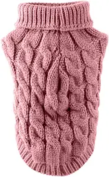 Светр для собак та котів EcoToys Pink S рожевий A: 22 см B: 30 см C: 22 см 6975