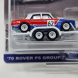 Колекційна модель машинки Hot Wheels Car Culture 1970 Rover P6 Group 2 та HW Rally Hauler (FLF56/HKF45) - мініатюра 3