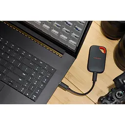 Зовнішній SSD накопичувач SanDisk Extreme Portable V3 1TB (SDSSDE70-1T00-G25) [163828] - мініатюра 2