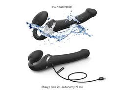 Безремінний страпон Strap-On-Me Multi Orgasm - S, 14.7 см - мініатюра 4