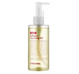 Гідрофільна олія з пробіотиками та колагеном Red Lacto Collagen Cleansing Oil Medi-Peel 200 мл - мініатюра 2