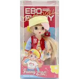 Лялька шарнірна Bambi для дівчаток Funny EBO DH2368B(Yellow) 15 см