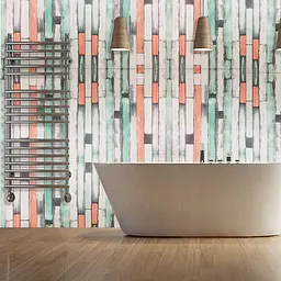 Самоклеюча декоративна 3D панель 3D Loft під м'ятне дерево 700x700x5мм - мініатюра 2
