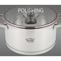Ківш Krauff Prime Chef зі скляною кришкою 2 л 16 см (26-238-037) - мініатюра 2