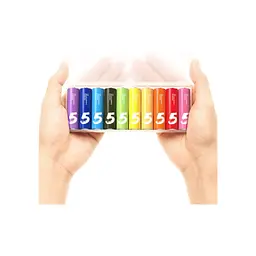 Батарейка ZMI RAINBOW ALKALINE * 10 (AA501) - мініатюра 3