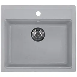 Кухонна мийка Zerix ZS-5751S-09 gray ZX4599, Сірий