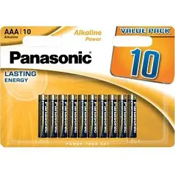 Батарейка Panasonic AAA LR03 Alkaline Power х 10 (LR03REB/10BW)