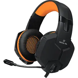 Ігрові навушники REAL-EL GDX-7700 Surround 7.1 Black/Orange (EL124100016) [112563]