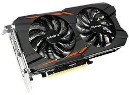 Відеокарта Gigabyte GTX 1050 2Gb OC (GV-N1050WF2OC-2GD) (GDDR5, 128 bit, PCI-E 3.0 x16) Б/в - мініатюра 3