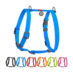 Шлея для собак WAUDOG Waterproof Н-подібна анатомічна L блакитна (32632)