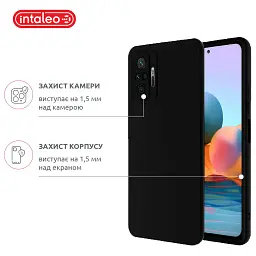 Чохол до мобільного телефона Intaleo SoftShell Xiaomi Redmi 10 Black (1283126534171) - мініатюра 3