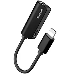 Перехідник адаптер Baseus L32 Lightning-3.5мм 1.5A Female CALL32-01 Black - мініатюра 2