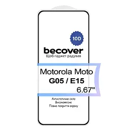 Скло захисне BeCover Motorola Moto G05 / E15 10D Black (713575) - мініатюра 4