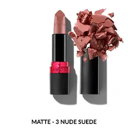 Зволожувальна матова губна помада «Ультра», Nude Suede/Нюд і блюз, 3,6 Г - мініатюра 1