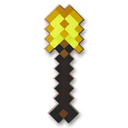 Лопата Minecraft Золота з фанери 25,5 см (NF08)