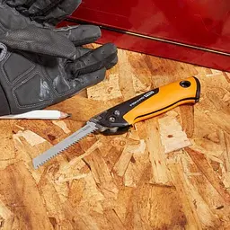 Пила універсальна складана 2 полотна (метал, дерево) Fiskars Pro PowerTooth 150 мм 13/24 TPI 1062934 - мініатюра 8
