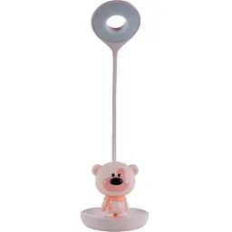Настольная лампа Kite Bear LED с аккумулятором розовая (K24-492-2-2)