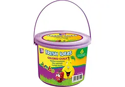 Крейда кольорова CoolForSchool Jumbo в відрі 15 шт CF60710