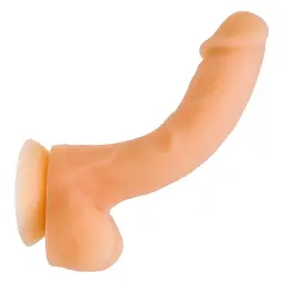 Фалоімітатор Addiction Bendable David 8" 20 см тілесний - мініатюра 4