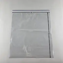 Пакети Zip-Lock прозорі 35x40 см, 100 шт, 50 мкм, поліетиленові пакети із застібкою - мініатюра 2