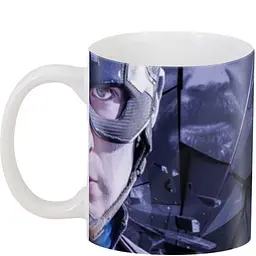 Кухоль GeekLand Captain America CA.02.036 фінал 330 мл білий - мініатюра 3