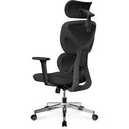 Офісне крісло Mealux D1 Air Fabric Black (HF-D1 F/B) - мініатюра 8