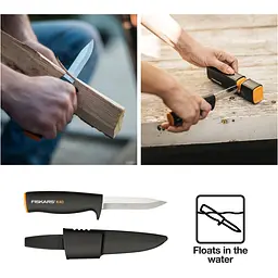 Подарунковий набір: Сокира Fiskars XXS X5 + Ніж Fiskars K40 + Точило Fiskars XSharp (1057913) - мініатюра 5