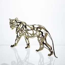 Декоративна фігурка Yiwu Cougar 31х6х16 см металева статуетка колекційна для дому декор HP-7-17 - мініатюра 5