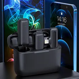 Мікрофонна радіосистема Ulanzi J12 Lightning Black [75304] - мініатюра 4