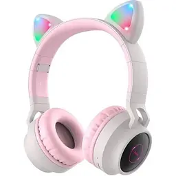Наушники с микрофоном Hoco W27 Cat Ear Grey