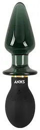 Анальний стимулятор - ANOS Double-Ended Butt Plug With Vibration - мініатюра 4