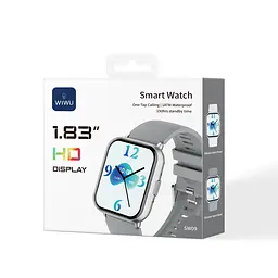 Смарт-годинник WIWU Smart Watch SW09 Silver - мініатюра 2