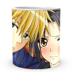 Кухоль GeekLand Kaichou wa Maid-sama Президент студ поради - покоївка! Місаки Такумі KWM 02.01 330 мл білий - мініатюра 2