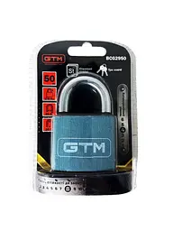 Замок навісний 50мм GTM BCG2950 - мініатюра 2