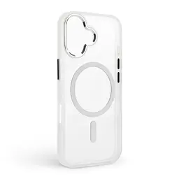 Чехол Apple iPhone 17, Unit MagSafe, белый, прозрачный, магсейф, ударопрочный, магнитный, панель-накладка с поддержкой MagSafe, с поддержкой беспроводной зарядки, TPU+PC, защита всего корпуса, ударопрочный, ArmorStandart (ARM90581)