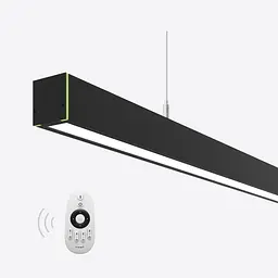 Димуємий лінійний світлодіодний світильник X-LED 150Вт чорний (2990х42х43)