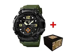 Чоловічий наручний годинник 004 ДСНС Army Green Awarder acs0032007 - мініатюра 2