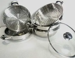 Мантоварка-пароварка O.M.S. Collection 6060 C-28 см 5,8 л - мініатюра 6