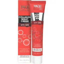 Нічний крем для обличчя Face Facts Collagen Night Cream With Q10 з колагеном та коензимом Q10 50 мл