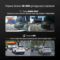 Відеореєстратор 70MAI Dash Cam 4K A810S-2 Set - мініатюра 7